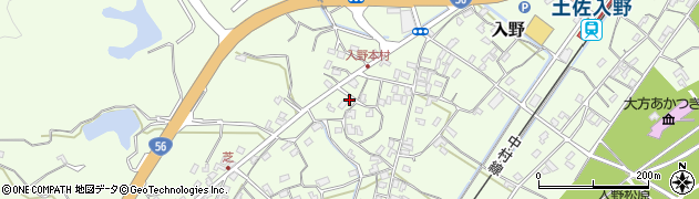 高知県幡多郡黒潮町入野1571周辺の地図