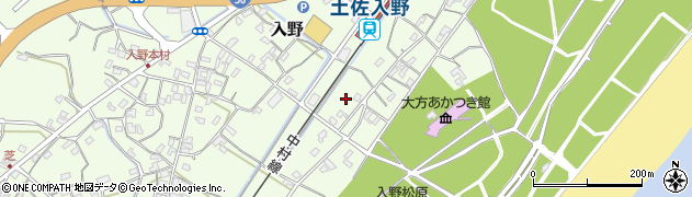 高知県幡多郡黒潮町入野1928-1周辺の地図