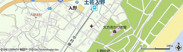 高知県幡多郡黒潮町入野1929周辺の地図