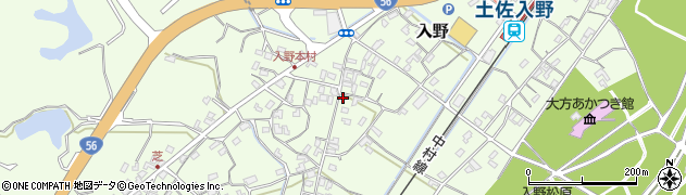 高知県幡多郡黒潮町入野1518周辺の地図