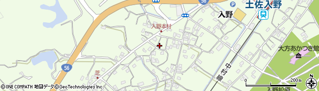 高知県幡多郡黒潮町入野1550周辺の地図