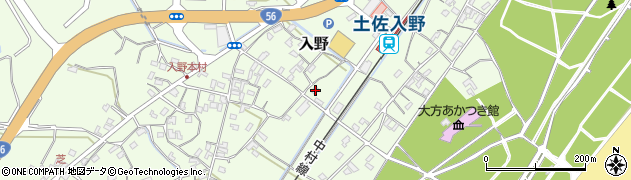 高知県幡多郡黒潮町入野1938周辺の地図