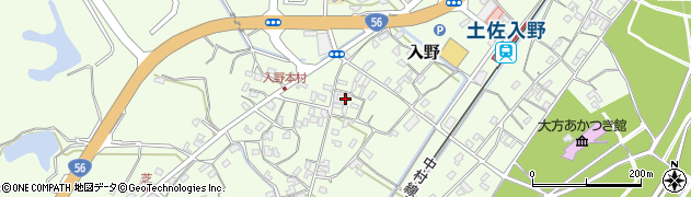 高知県幡多郡黒潮町入野1716周辺の地図