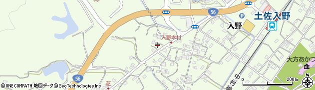 高知県幡多郡黒潮町入野1574周辺の地図