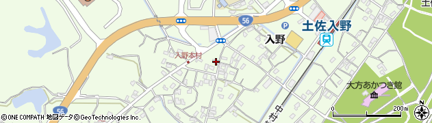 高知県幡多郡黒潮町入野1690周辺の地図