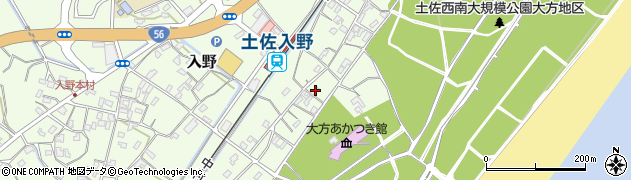 高知県幡多郡黒潮町入野1994周辺の地図