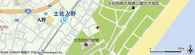 高知県幡多郡黒潮町入野160周辺の地図