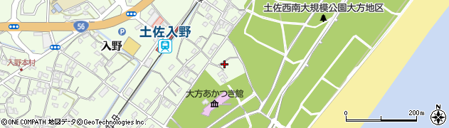 高知県幡多郡黒潮町入野156周辺の地図