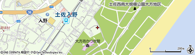 高知県幡多郡黒潮町入野154周辺の地図
