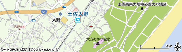 高知県幡多郡黒潮町入野1999周辺の地図