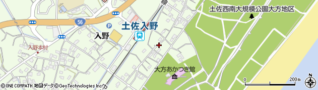 高知県幡多郡黒潮町入野2005周辺の地図