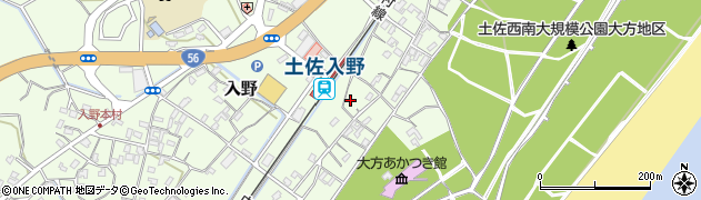 高知県幡多郡黒潮町入野2006周辺の地図
