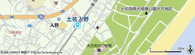 高知県幡多郡黒潮町入野2304周辺の地図