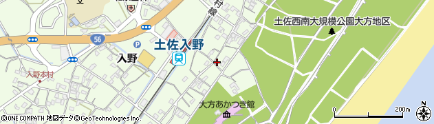 高知県幡多郡黒潮町入野2303周辺の地図