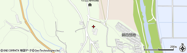 山鹿市役所教育部　社会教育課・博物館周辺の地図