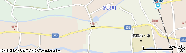上畑田周辺の地図
