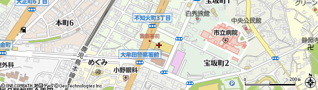 龍クリーニングマルショク不知火店周辺の地図