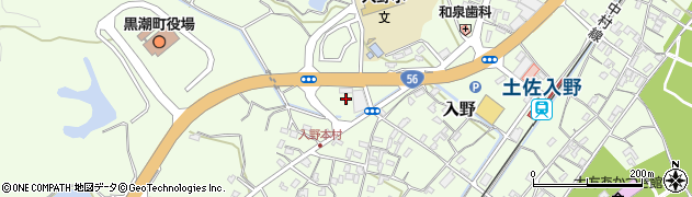 高知県幡多郡黒潮町入野1668周辺の地図
