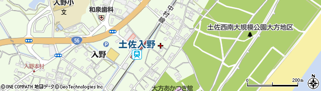 高知県幡多郡黒潮町入野2341周辺の地図