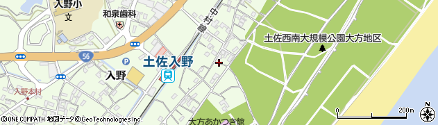 高知県幡多郡黒潮町入野2309周辺の地図