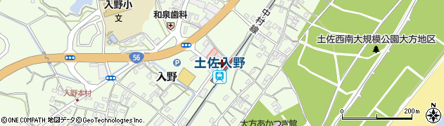 高知県幡多郡黒潮町入野2013周辺の地図