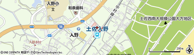 高知県幡多郡黒潮町入野2014周辺の地図