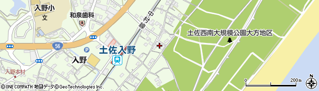 高知県幡多郡黒潮町入野2310周辺の地図
