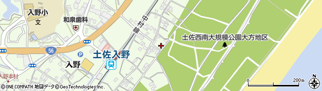 高知県幡多郡黒潮町入野2312周辺の地図