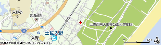 高知県幡多郡黒潮町入野2318周辺の地図