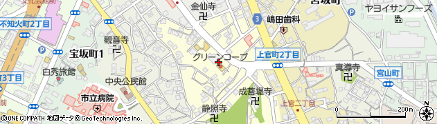 福岡県大牟田市一浦町周辺の地図