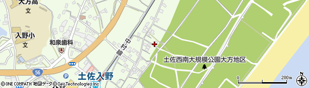 高知県幡多郡黒潮町入野2368周辺の地図