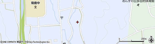 熊本県山鹿市菊鹿町下内田235周辺の地図