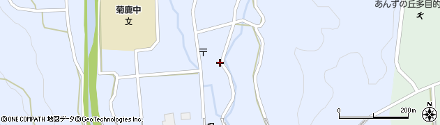 熊本県山鹿市菊鹿町下内田581周辺の地図