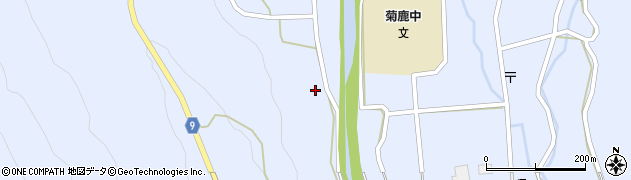 熊本県山鹿市菊鹿町下内田1868周辺の地図