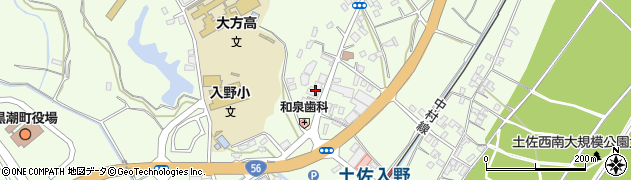 高知県幡多郡黒潮町入野2098周辺の地図