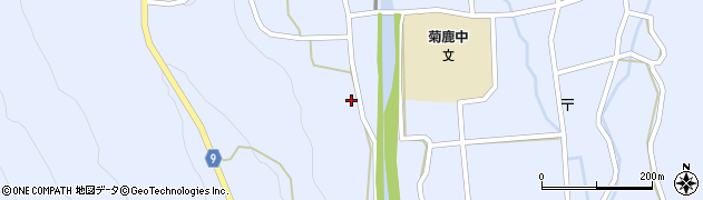 熊本県山鹿市菊鹿町下内田1809周辺の地図