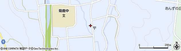 熊本県山鹿市菊鹿町下内田562周辺の地図