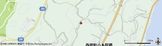 長崎県西海市西彼町八木原郷1687周辺の地図