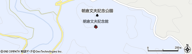 朝倉文夫記念公園　陶芸小屋周辺の地図