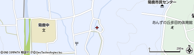 熊本県山鹿市菊鹿町下内田591周辺の地図