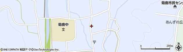 熊本県山鹿市菊鹿町下内田600周辺の地図