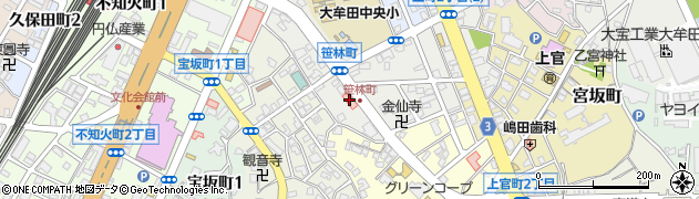 米の山病院付属中央診療所周辺の地図