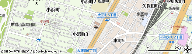 大牟田年金事務所　お客様相談室周辺の地図