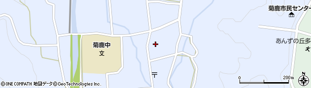 熊本県山鹿市菊鹿町下内田601周辺の地図