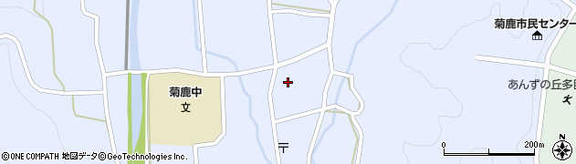 熊本県山鹿市菊鹿町下内田602周辺の地図