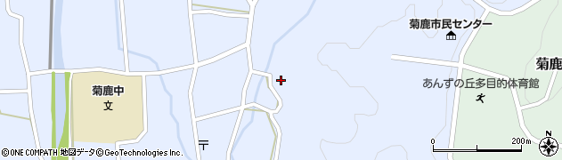 熊本県山鹿市菊鹿町下内田217周辺の地図