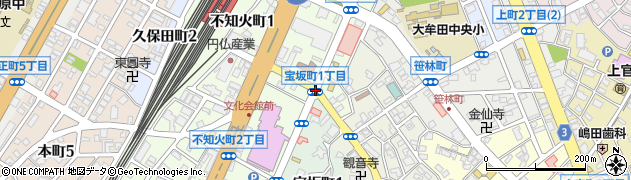 宝坂町１周辺の地図