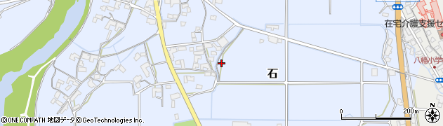 熊本県山鹿市石周辺の地図