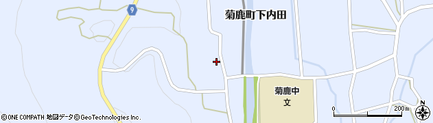熊本県山鹿市菊鹿町下内田1830周辺の地図