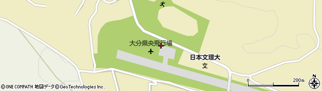 九州航空株式会社　大分県央運航所周辺の地図